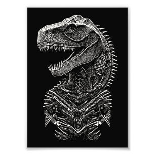 Impression Photo T-Rex Dinosaure gothique