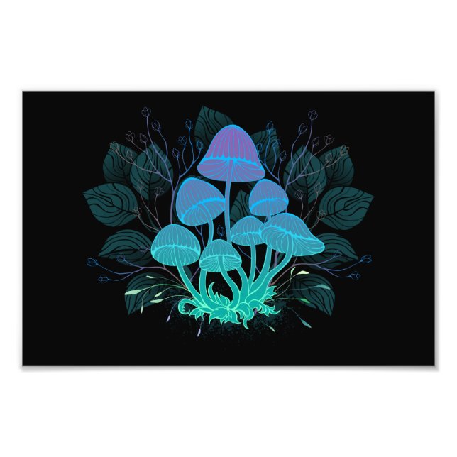 Impression Photo Tabourets dans Bushes (Devant)