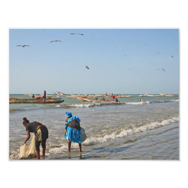 Impression Photo Tanji, Gambie (Devant)