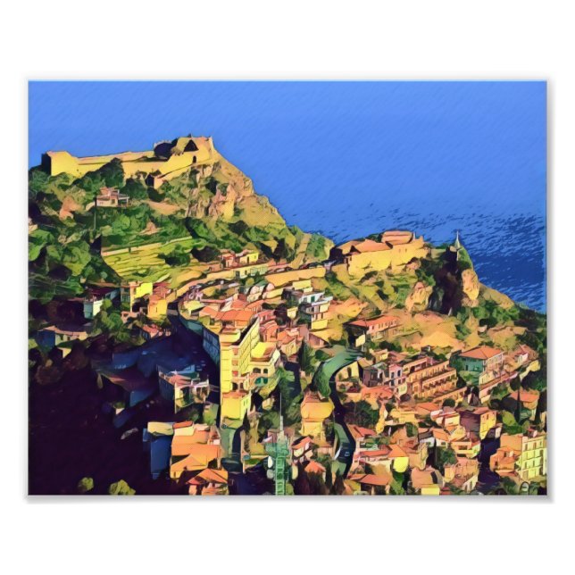 Impression Photo TAORMINE - Sicile - (Devant)