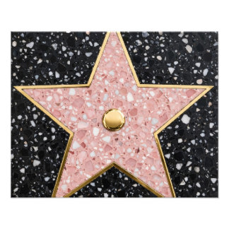 Impression Photo Tapis carré de la Walk of Fame d'Hollywood