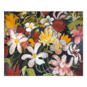 Impression Photo Tapis de fleurs Auguste Macke