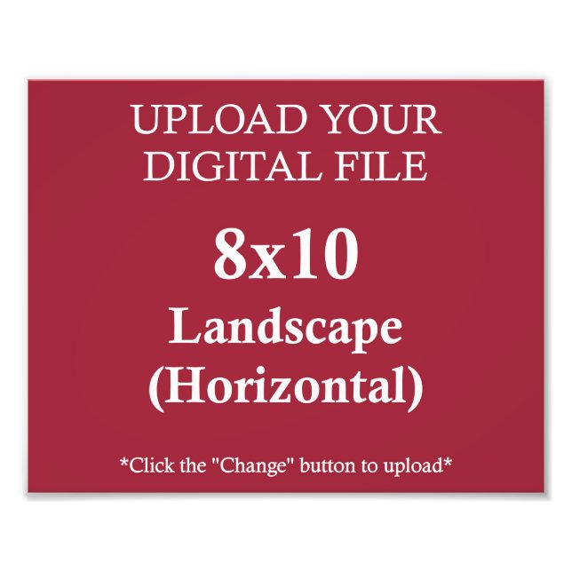 Impression Photo Téléchargez votre propre conception 8x10 ・ Impress (Devant)