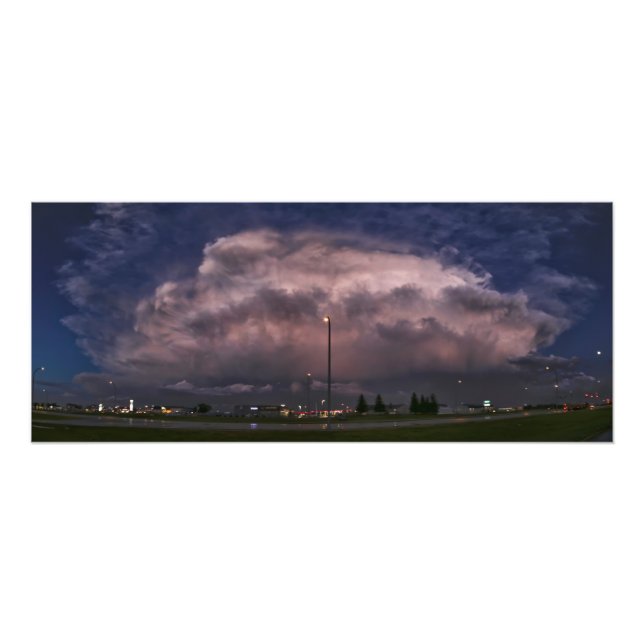 Impression Photo Tempête au-dessus de Yorkton SK (Devant)