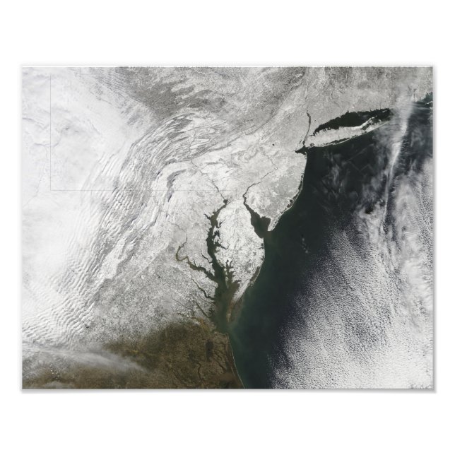 Impression Photo Tempête hivernale sévère (Devant)