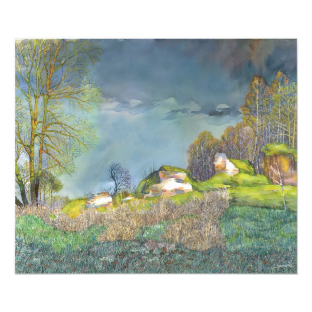 Impression Photo Tempête printanière (Devant)