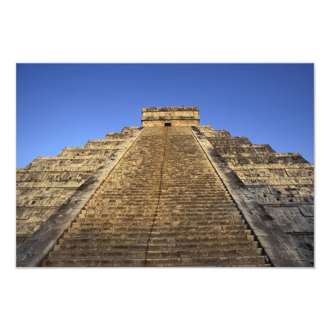 Impression Photo Temple Kukulcan ou Château Castillo) en 2 (Devant)