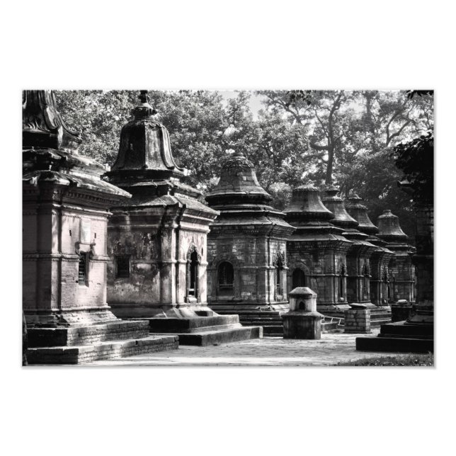 Impression Photo Temple Pashupatinath Lingams (Devant)