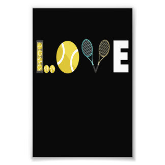 Impression Photo Tennis Love Racket Ball