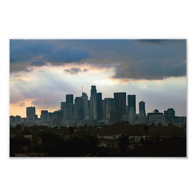 Impression Photo Terrasse de la ville (Devant)