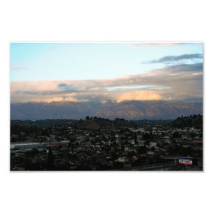 Impression Photo Terrasse de la ville