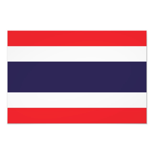Impression Photo Thaïlande - Drapeau thaï (Devant)