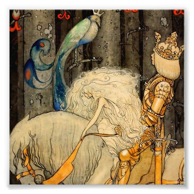 Impression Photo "The Bluebird" de John Bauer (Devant)