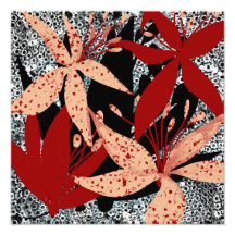 The Crimson Canopy Art Print by Beachside Designs 
