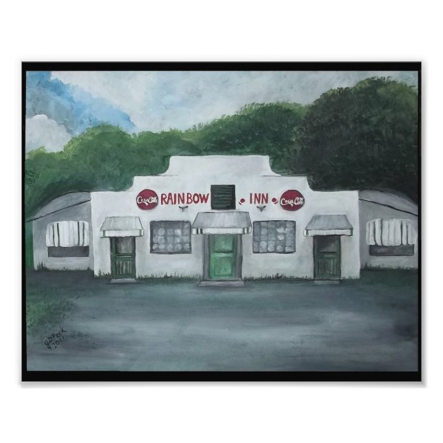 Impression Photo The Rainbow Inn Pierre Part, La Peinture Print (Devant)