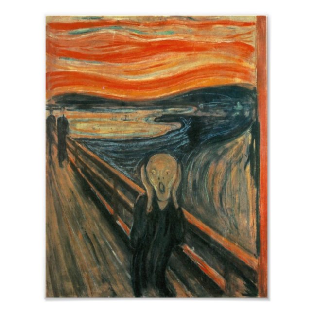 Impression Photo The Scream - Edvard Munch (Devant)
