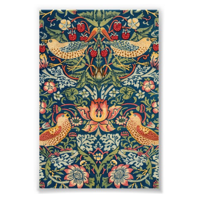 Impression Photo Thief de fraises par William Morris (Devant)