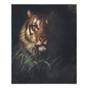 Impression Photo Tiger's Head par Abbott Handerson Thayer