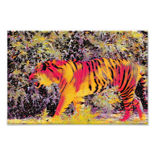 Impression Photo Tigre coloré