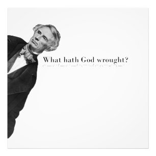 Impression Photo Timeless Morse Code - Qu'Est-Ce Que Dieu A Fait ?