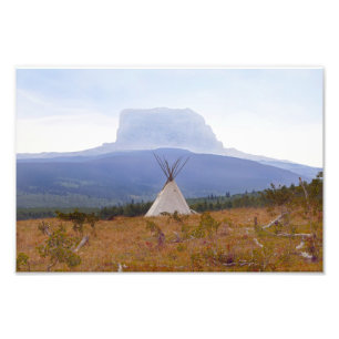 Impression Photo Tipi à Chief Mountain, Montana