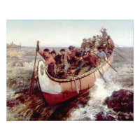 Tirer sur les rapides par Frances Anne Hopkins