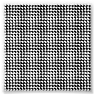 Impression Photo Tissu de contrôle de la jambe blanche noire