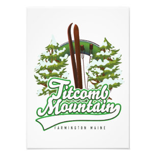 Impression Photo Titcomb Mountain Farmington Maine Ski 