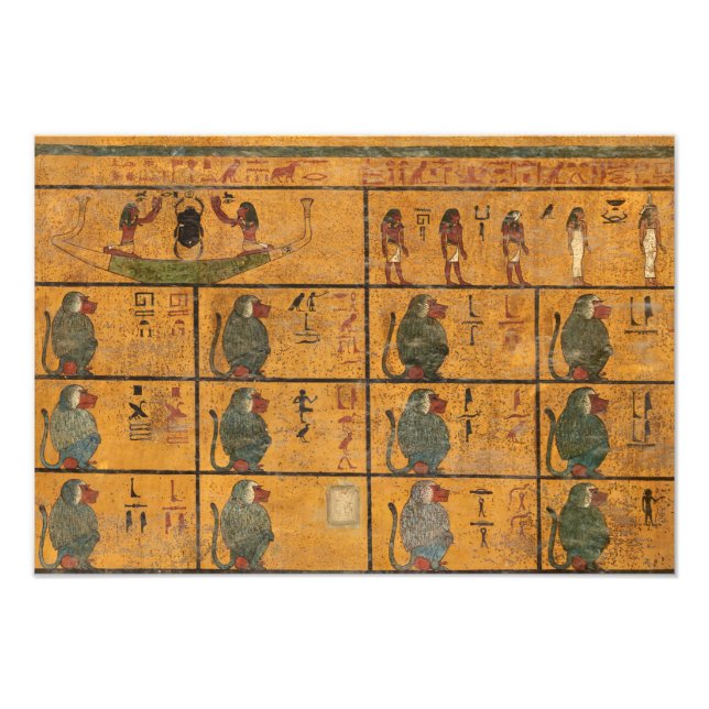 Impression Photo Tombeau de Toutankhamon, Mur Ouest (Devant)