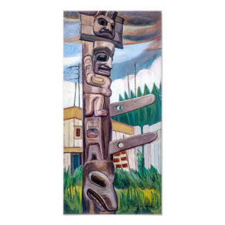 Impression Photo Totem haïda | Emily Carr |