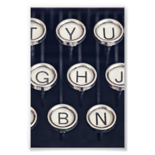 Impression Photo Touches de machine à écrire vintages