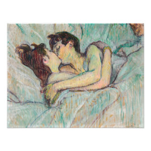 Impression Photo Toulouse-Lautrec - En Lit, Baiser
