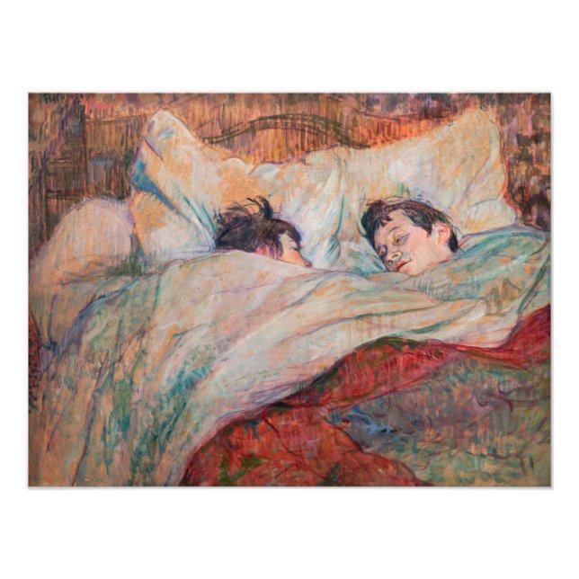 Impression Photo Toulouse-Lautrec - Le Lit (Devant)