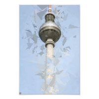 Tour de télévision de Berlin Art abstrait Allemagn