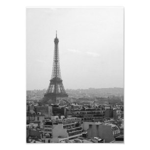 Impression Photo Tour Eiffel (Noir & Blanc)