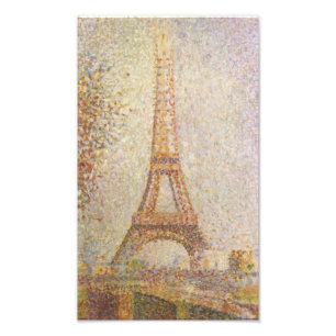 Impression Photo Tour Eiffel par Georges Seurat