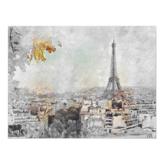 Impression Photo Tour Eiffel. Paris, France (Devant)