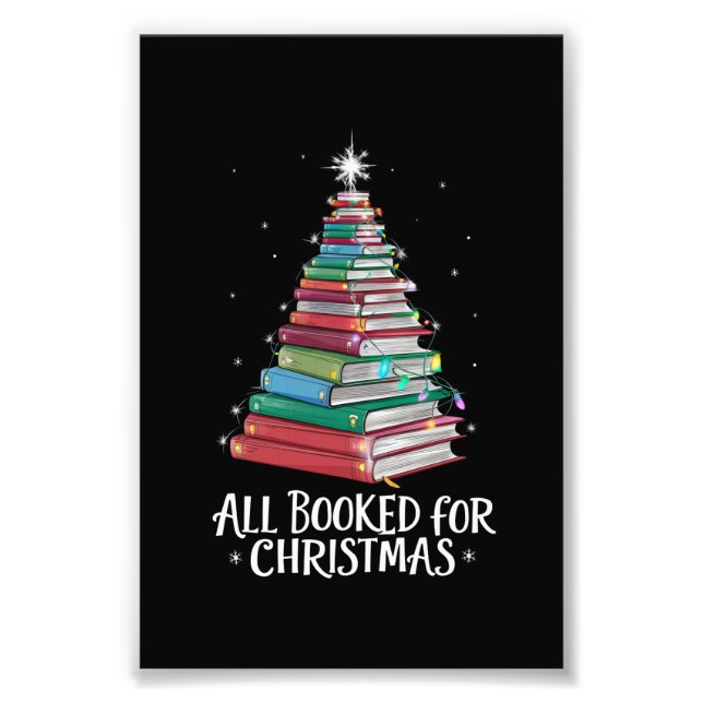 Impression Photo Tous Réservés Pour Le Bibliothécaire De Noël Xma A (Devant)