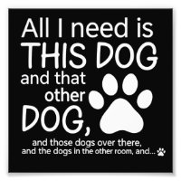 Tout ce dont j'ai besoin est ce chien Cadeau pour 