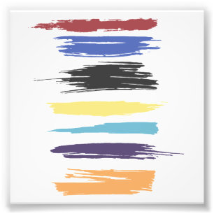 Impression Photo Traces de peinture Artistic Abstrait Color Streaks