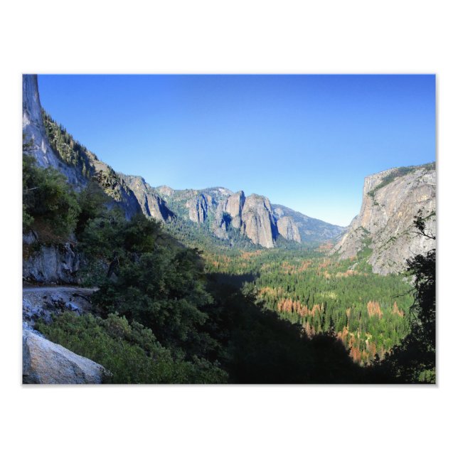 Impression Photo Trail de Four Mile inférieur - Vallée de Yosemite (Devant)