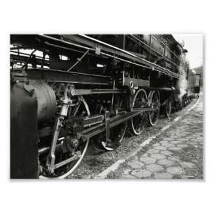 Impression Photo Train vintage de vapeur