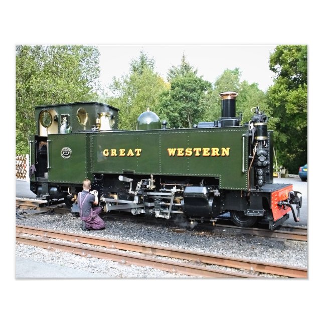 IMPRESSION PHOTO TRAINS À VAPEUR (Devant)