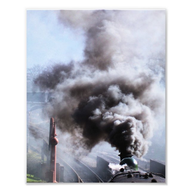IMPRESSION PHOTO TRAINS À VAPEUR (Devant)
