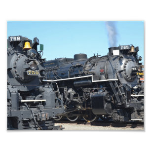 Impression Photo Trains pour moteurs à vapeur Nickel Plate Road 759