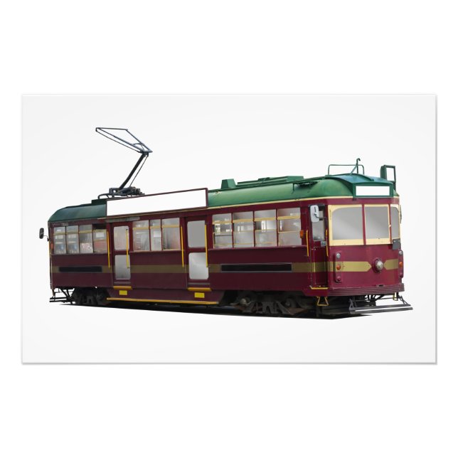 Impression Photo tramway de Melbourne (Devant)
