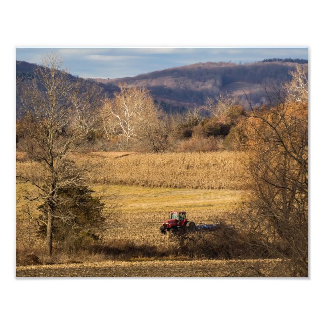 Impression Photo Travail sur le terrain (Devant)