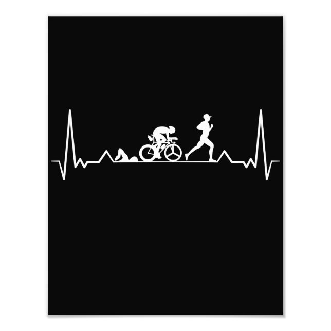 Impression Photo Triathlon Heartbeat (Devant)