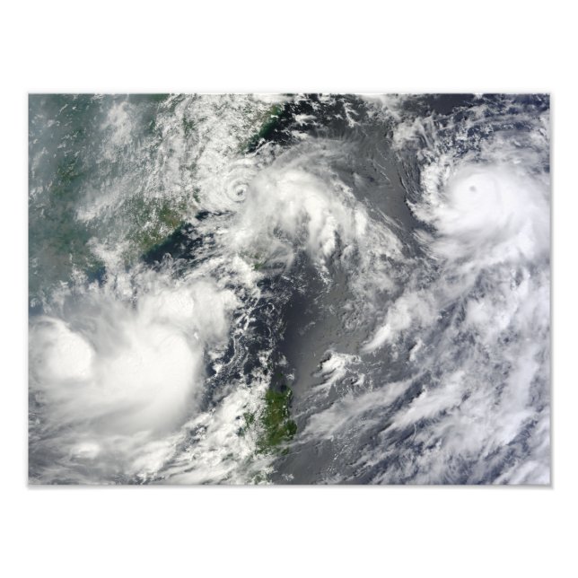 Impression Photo Trois fortes tempêtes (Devant)