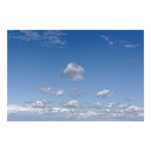 Impression Photo Troupeau de nuages sur le ciel